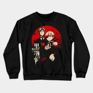 Black butler Sebastian michaelis || Ciel phantomhive Crewneck Sweatshirt